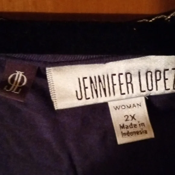 Jennifer Lopez tank top 2x blue - Picture 2 of 5